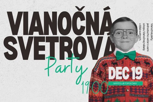 VIANOČNÁ STVETROVÁ párty